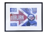 The Italian Job poster signed by Sir Michael Caine*