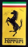 Ferrari â€˜Prancing Horseâ€™, signed Mansell  Brooks