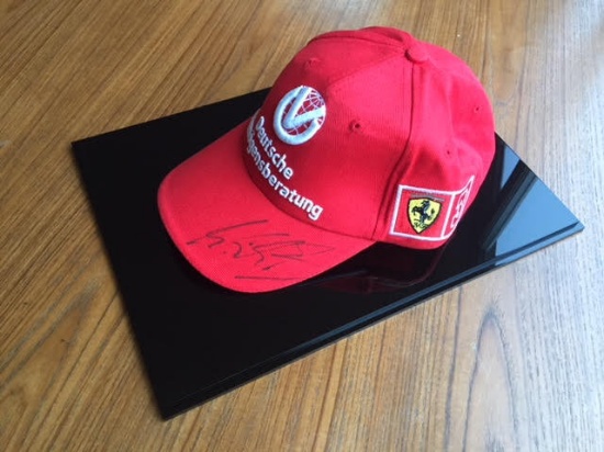 Michael Schumacher signed cap