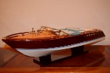 Riva Aquarama Lamborghini scale model boat