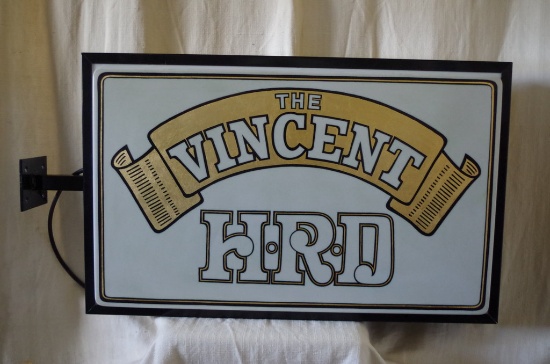 Double-sided Vincent HRD  lightbox.