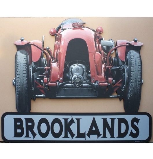 Brooklands 'Blower' Bentley painting.