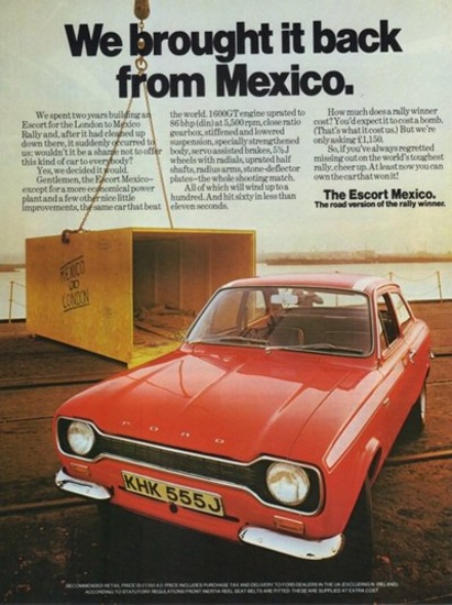 1973 Ford Escort Mk1 Mexico