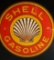 Shell Gasoline lacquered wall sign.