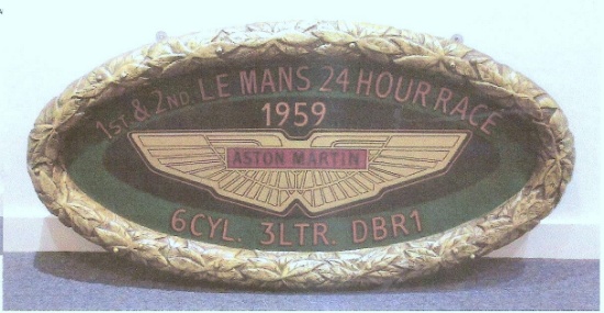 Aston Martin Commemorative Plaque