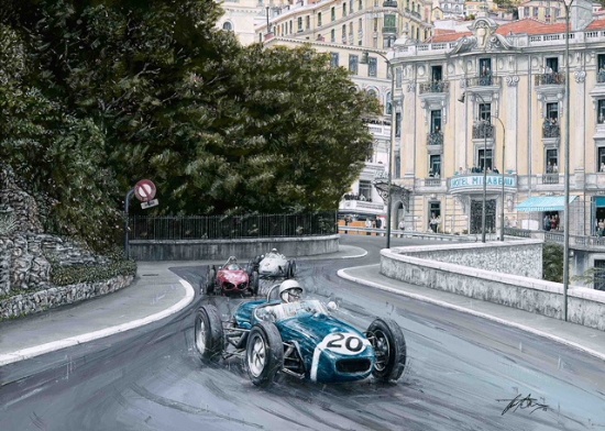 Sir Stirling Moss at Monaco in 1961.
