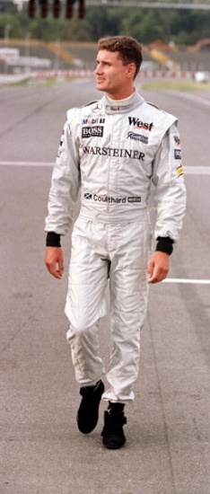 Original David Coulthard 1998 race suit.