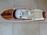 Riva 'Rivarama' scale model boat.