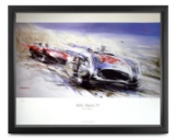 Signed 'Mille Miglia 1955' by Klaus Wagger.