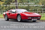 **Regretfully Withdrawn** 1986 Ferrari 328 GTS