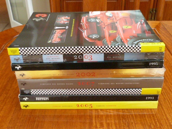 Ferrari yearbooks.