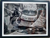 Nigel Mansell CBE photographic study.