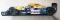 Nigel Mansell signed Williams FW14B Metal Image