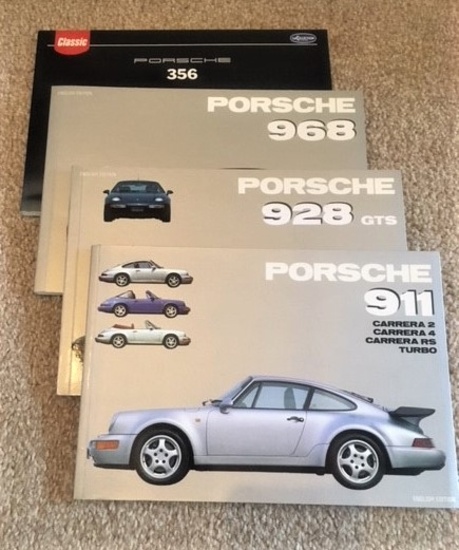 Assorted Porsche motorsport related volumes.