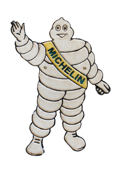 Michelin Man cast iron Figure'.