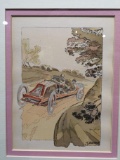 A Trio of Nostalgic Motoring prints.