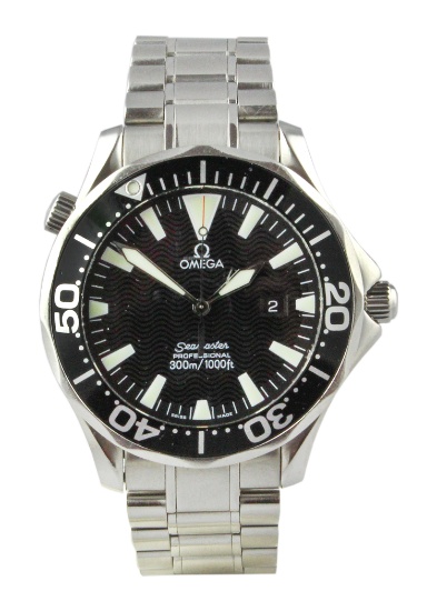 Omega Seamaster Professional Bracelet Watch.