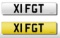 Registration mark, X1 FGT