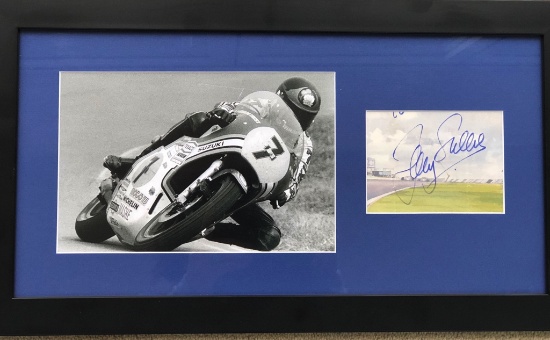 Barry Sheene MBE Autograph Presentation.