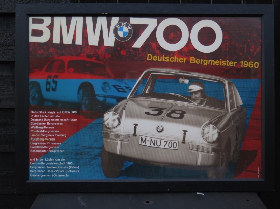 BMW 700 Deutscher Bergmeister poster