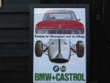 BMW and CASTROL poster'