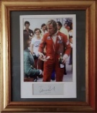 An original James Hunt signature