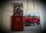 1929-33 Alfa Romeo 6C 1750 GS owner's manual