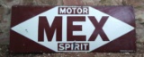 'Mex Motor Spirit' enamel sign
