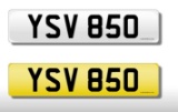 Cherished number plate YSV 850