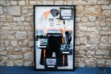 Tom Oliphant framed Race suit and picture