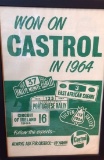 'Won on Castrol in 1964' poster