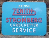 'British Zenith & Stromberg Carburetter Service' sign