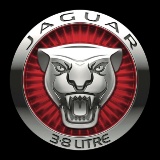 Jaguar 3.8 litre lacquered panel