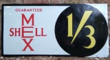 'Guaranteed Shell Mex 1s 3d' enamel sign