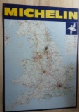 Michelin Tin Plate Wall Map.