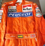 Martin Brundle signed race overalls