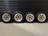 Set of four Gotti Renault 5 Turbo 2 alloy wheels and tyres