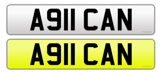 Registration number 'A911 CAN'
