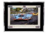 Le Mans by Nicholas Watts. Signed by 21 drivers and actors