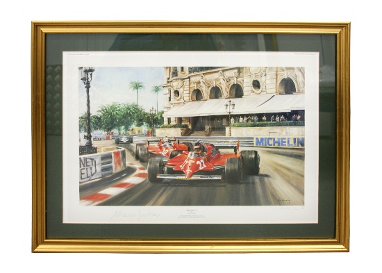 Villeneuve limited edition print signed by Mauro Forghieri