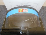 Fernando Alonso signed, full-size helmet visor