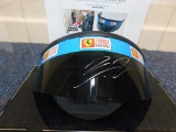 Kimi Raikkonen signed, full-size helmet visor