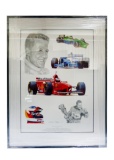 Tribute to Michael Schumacher print by Stuart McIntyre