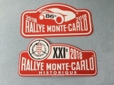 Monaco 2018 Rallye Historique plates