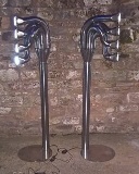 A Pair of Ford Cosworth XF Indycar floor standing lamps
