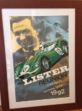 Lister reunion. Lime Rock and Watkins Glen 1992 poster