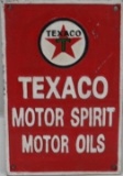 Texaco Motor Oil cast sign