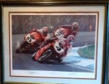 'The Three Dukes' limited edition print, signed by Carl Fogarty MBE