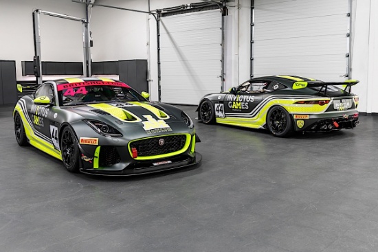 A Pair of Jaguar F-Type SVR GT4 Race Cars and Spares Package
