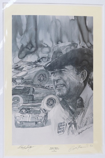 Carroll Shelby-signed, limited edition print